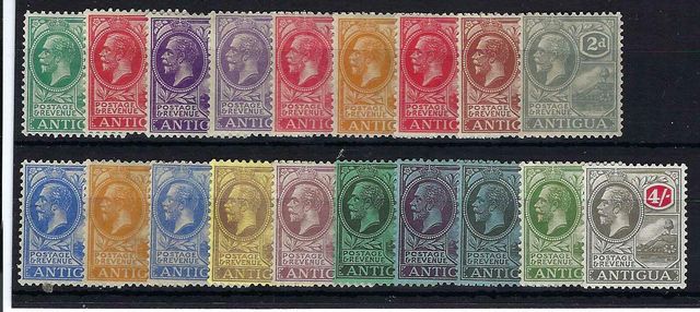 Image of Antigua SG 62/80 LMM British Commonwealth Stamp